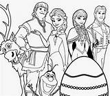 Frozen Easter Pages Coloring Egg Skating Ice Cast sketch template