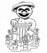 Oscar Grouch Coloring Pages Sesame Street Drawing Colouring Kids Printable Track Reviews Getcolorings Plants Water Blahblahblahscience Color Sesamstraat Fun Comments sketch template