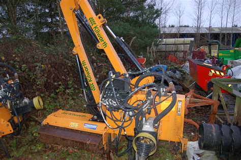bs side arm flail mower sold kilworth