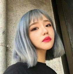 pin  jeon hyunmin  ghoul school cool hair color