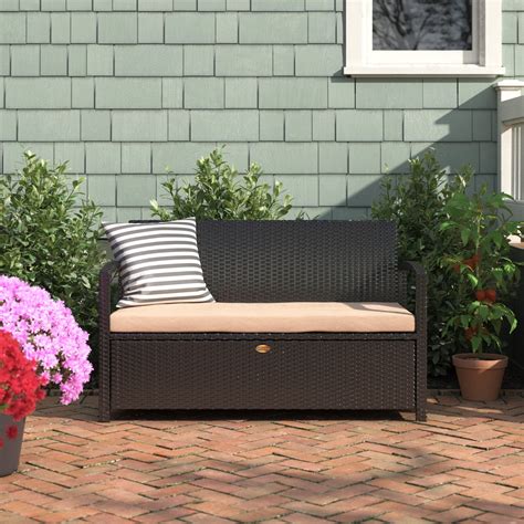premium  weather outdoor deck box bench  build  storage