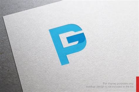 Abstract Letter P G Logo Creative Logo Templates ~ Creative Market