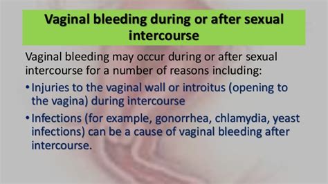 what causes vaginal bleeding after sex mya anal