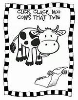 Moo Clack Cows Aloud sketch template