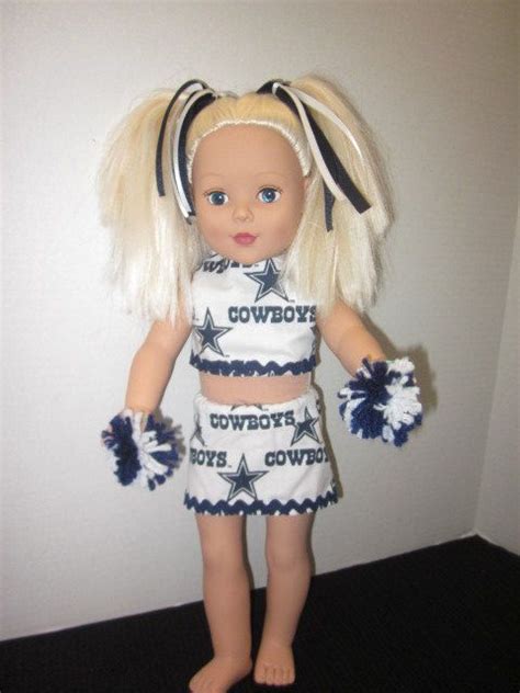 dallas cowboys american girl  doll clothes cheer outfit  sweetpeas