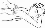 Massage Illustration Vector Hand Therapist Clip Illustrations Spa Stock Similar sketch template