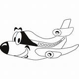 Cartoon Plane Airplane Drawing Drawings Kids Cartoons Clipart Wall Cliparts Air Sticker Coloring Sketch Transport Pencil Library Decal Getdrawings Transfers sketch template