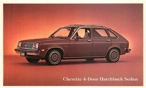 chevrolet chevette  door hatchback sedan adv chrome pc ebay
