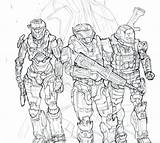 Halo Pages Reach Coloring Getdrawings sketch template
