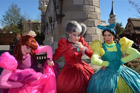 Walt Disney World Magic Kingdom Fantasyland Anastasia Drizella Lady