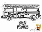 Coloring Fire Pages Truck Printable Kids Emergency Transportation Trucks Print Vehicles Colouring Service Engine Hat Clipart Firetruck Fre Buses Library sketch template