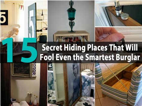 secret hiding places   fool   smartest burglar diy