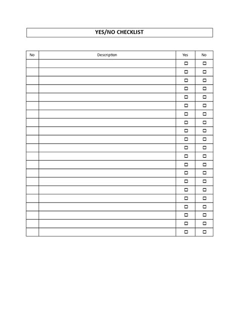 checklist templates  allbusinesstemplatescom