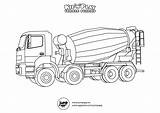 Mixer Cement Coloring Truck Pages Drawing Colouring Concrete Kids Printable Drawings Noisy Sheets Super Choose Board Lego Adult sketch template