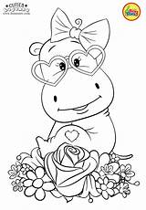 Cuties Hippo Bonton Unicorn Jovi Bontontv раскраски Skecht Bojanke Tiernos Animales Slatkice Desenhos Mykinglist категории из все sketch template