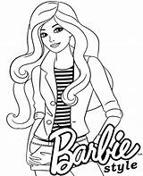 Barbie Coloring Pages Colouring Princess Disney Color Printable Print Girls Choose Board Frozen sketch template