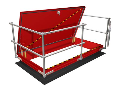 Roof Hatch Safety Railing System Railings Design Ideas