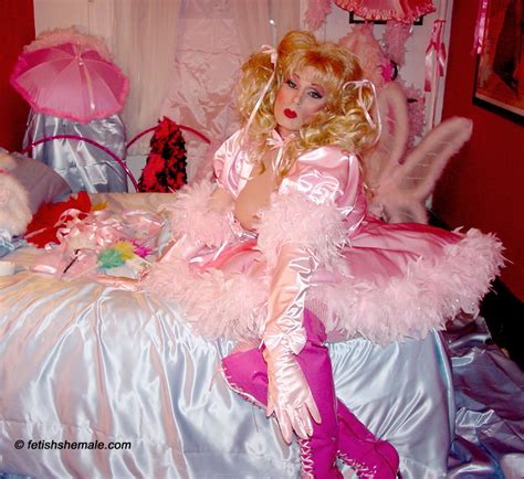 Shemale Barbie Satin On Twitter Sissy Bedroom Sissy Satin