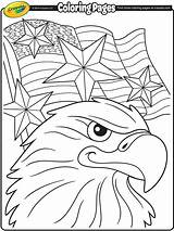 Coloring Pages Crayola Patriotic Printable Adult Summer July Independence Fourth Color Adults Sheets Eagle Colouring Kids Print Book Getcolorings Getdrawings sketch template