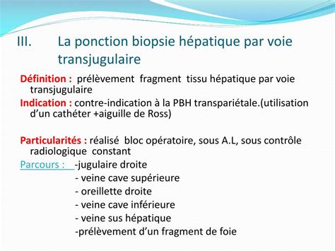 Ppt La Ponction Biopsie Hépatique Powerpoint Presentation Free