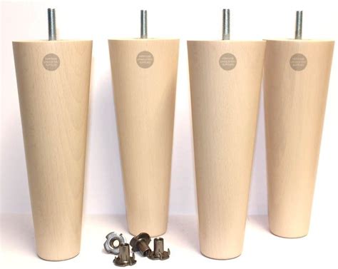 adele tall  tapered wooden furniture legs furniture