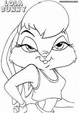 Lola Bunny Coloring Pages Drawing Colorings Getdrawings sketch template