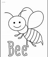 Coloring Insect Pages Bugs Easy Bee Bug Sheets Kids Insects Color Colouring Choose Board Drawing sketch template