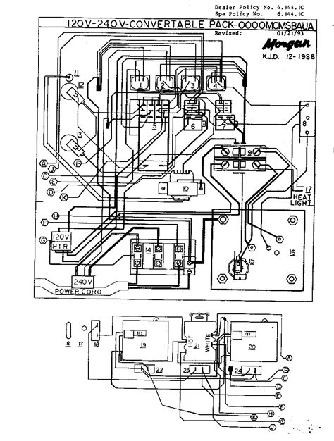 spa  wiring diagram