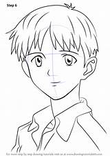 Shinji Evangelion Ikari Genesis Tutorials sketch template