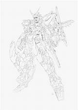 Gundam Astray Artstation sketch template
