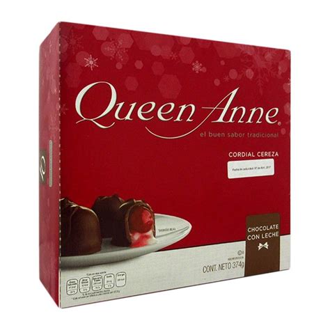 Chocolates Queen Anne Con Leche Cordial Cereza 374 G Walmart