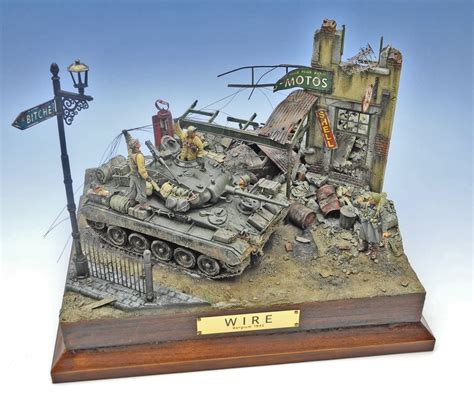 scale wire  military diorama scene design military modelling