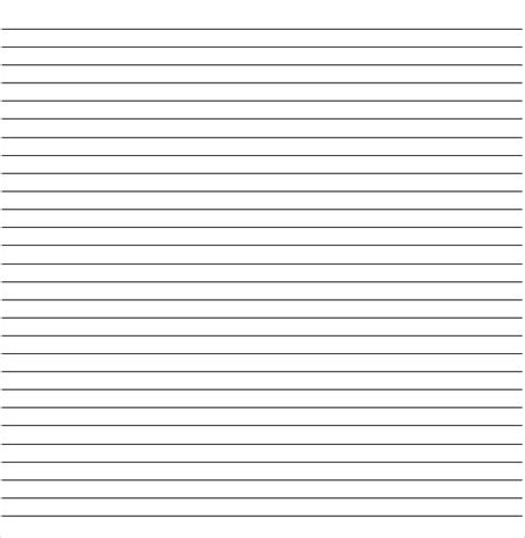 sample college ruled paper templates   ms word