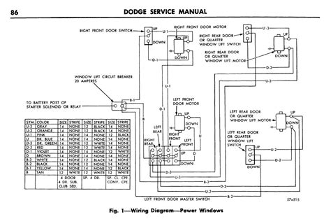 viewing  thread power window wiring diagram