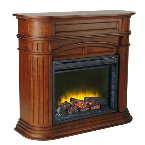 pleasant hearth    chestnut electric fireplace  lowescom