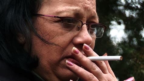 woman smoking cigarette stock footage video shutterstock