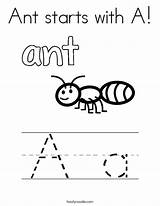 Coloring Pages Abc Ant Preschoolers Letter Preschool Twisty Noodle Kindergarten Worksheets Ants Crafts Starts Alphabet Color Twistynoodle Insect Getcolorings Printable sketch template
