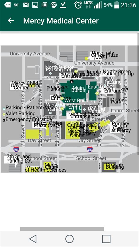 hospital   city   app  includes  map   campus