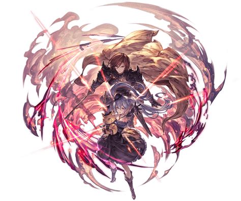 granblue fantasy black knight he seems to have some kind of history