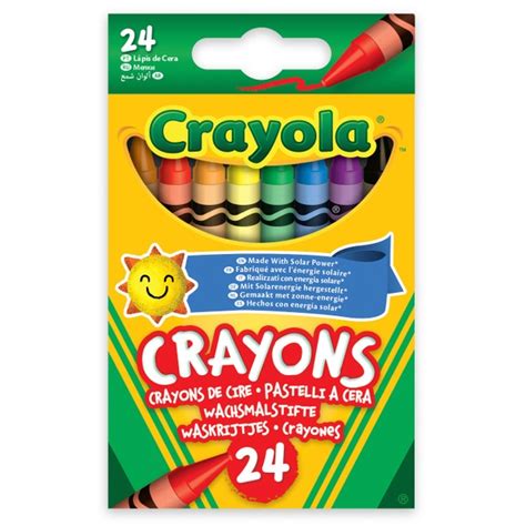 crayola  wax crayons asst smyths toys uk
