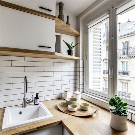 desain dapur apartment warna putih mengesankan karadecoracom