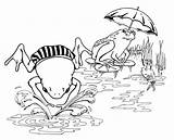 Nadando Ranas Rane Rana Frosch Malvorlagen Frogs Emoji Elegant Karrikatur Schwimmender Frösche sketch template