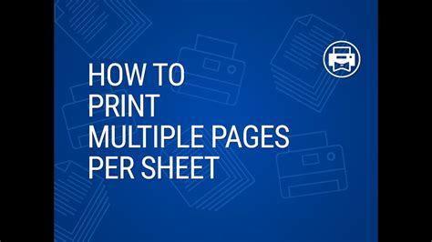print multiple pages  sheet youtube