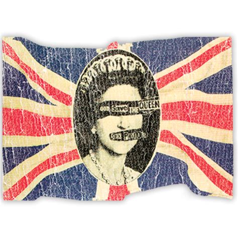 Sex Pistols God Save The Queen Postcard Swag Loudtrax