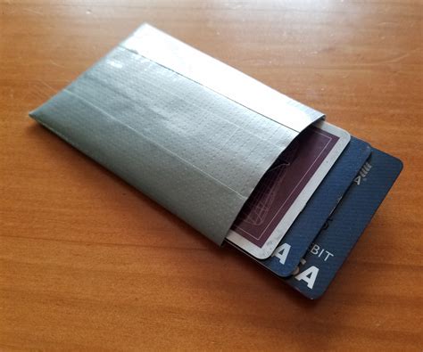 simple rfid blocking wallet  steps  pictures instructables