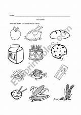 Foods Go Glow Grow Drawing Worksheet Printable Paintingvalley sketch template