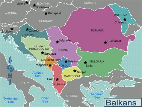 Maps Of Balkans Detailed Political Relief Road And Other Maps Of