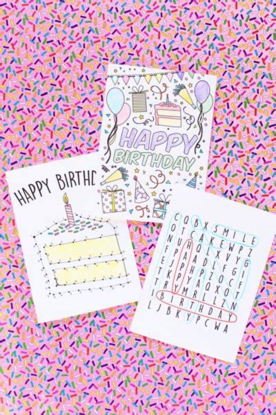 printable birthday cards  kids  yellow birdhouse