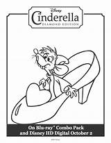 Slipper Cinderella sketch template