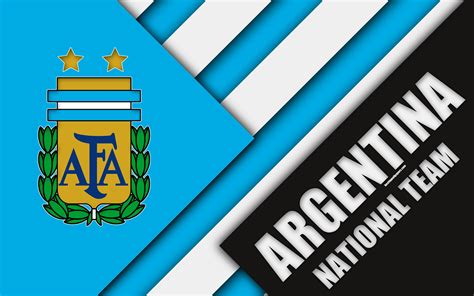 argentina equipo nacional de fútbol 4k el emblema el diseño de